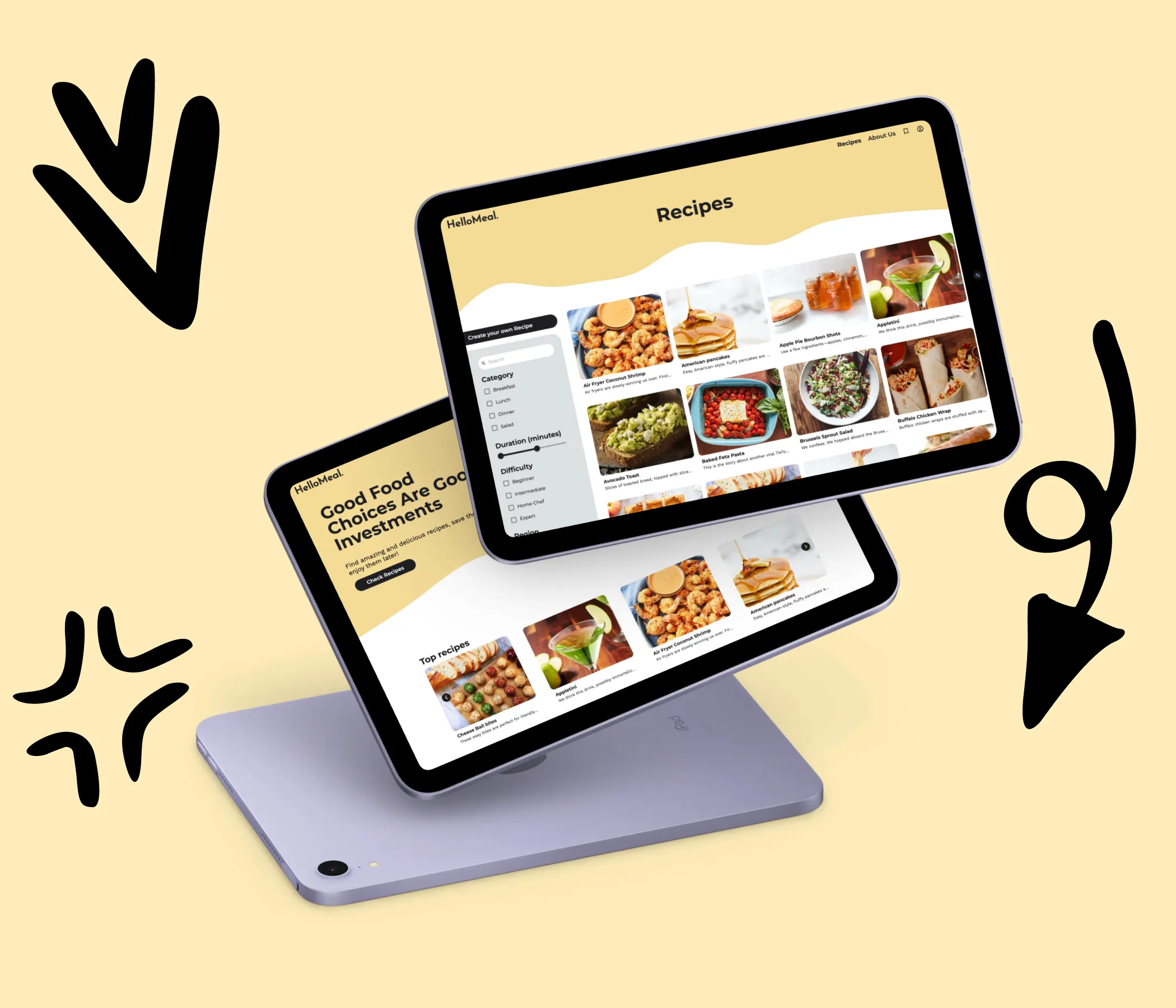 HelloMeal PWA app